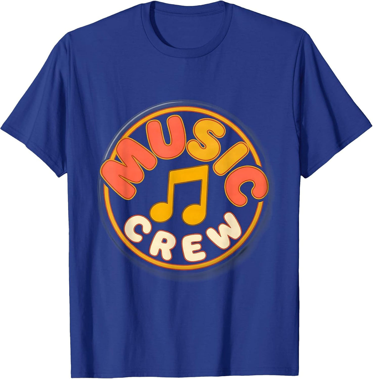 Music Crew Funny Teacher Crew Back To School First Day T-Shirt - Royal Blue