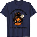 This Crumpled Fundraiser Flyer Is My Halloween Costume T-Shirt - Navy Blue