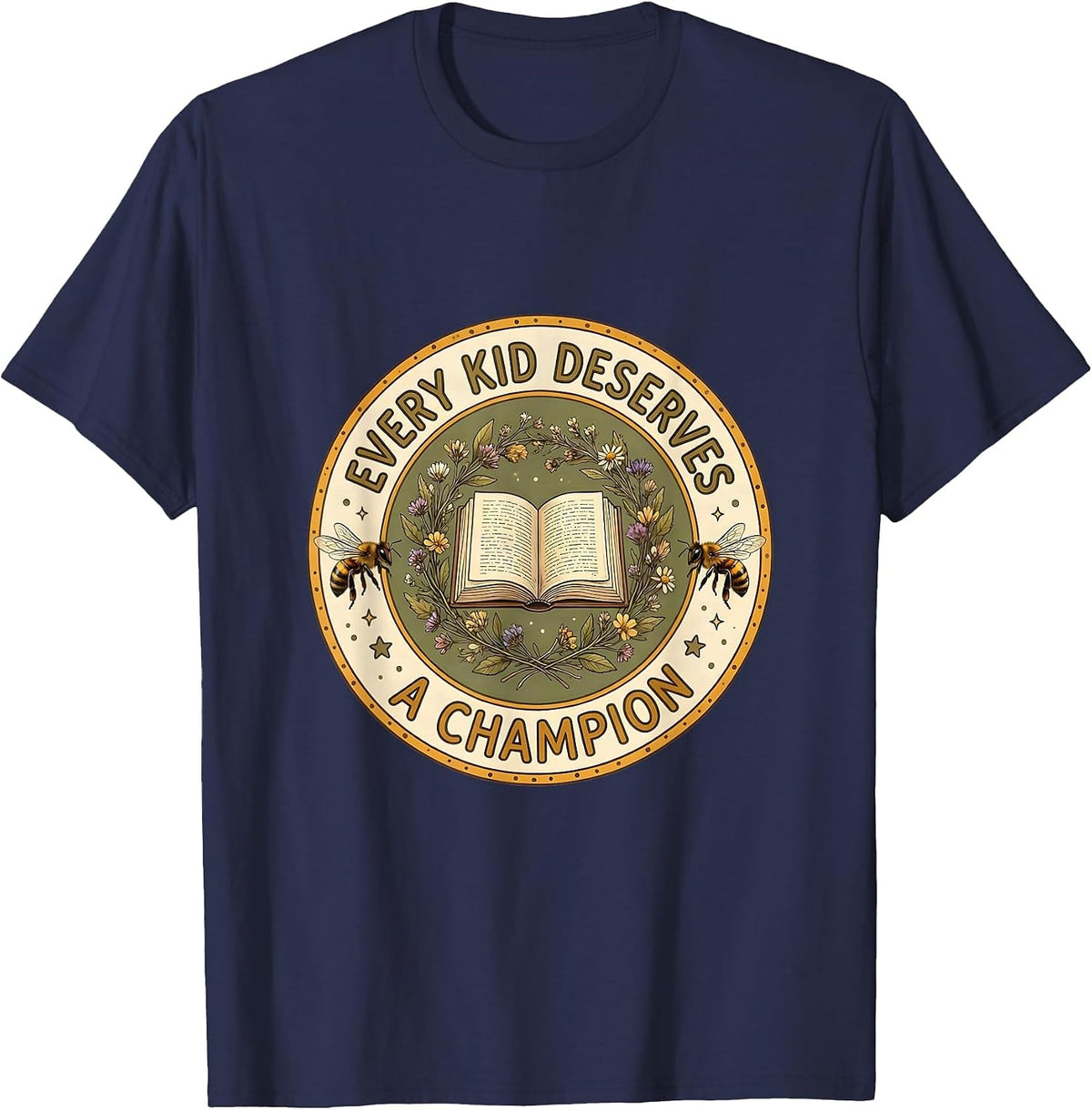 Men's Every Kid Deserves A Champion Special Ed Teacher T-Shirt - Navy Blue
