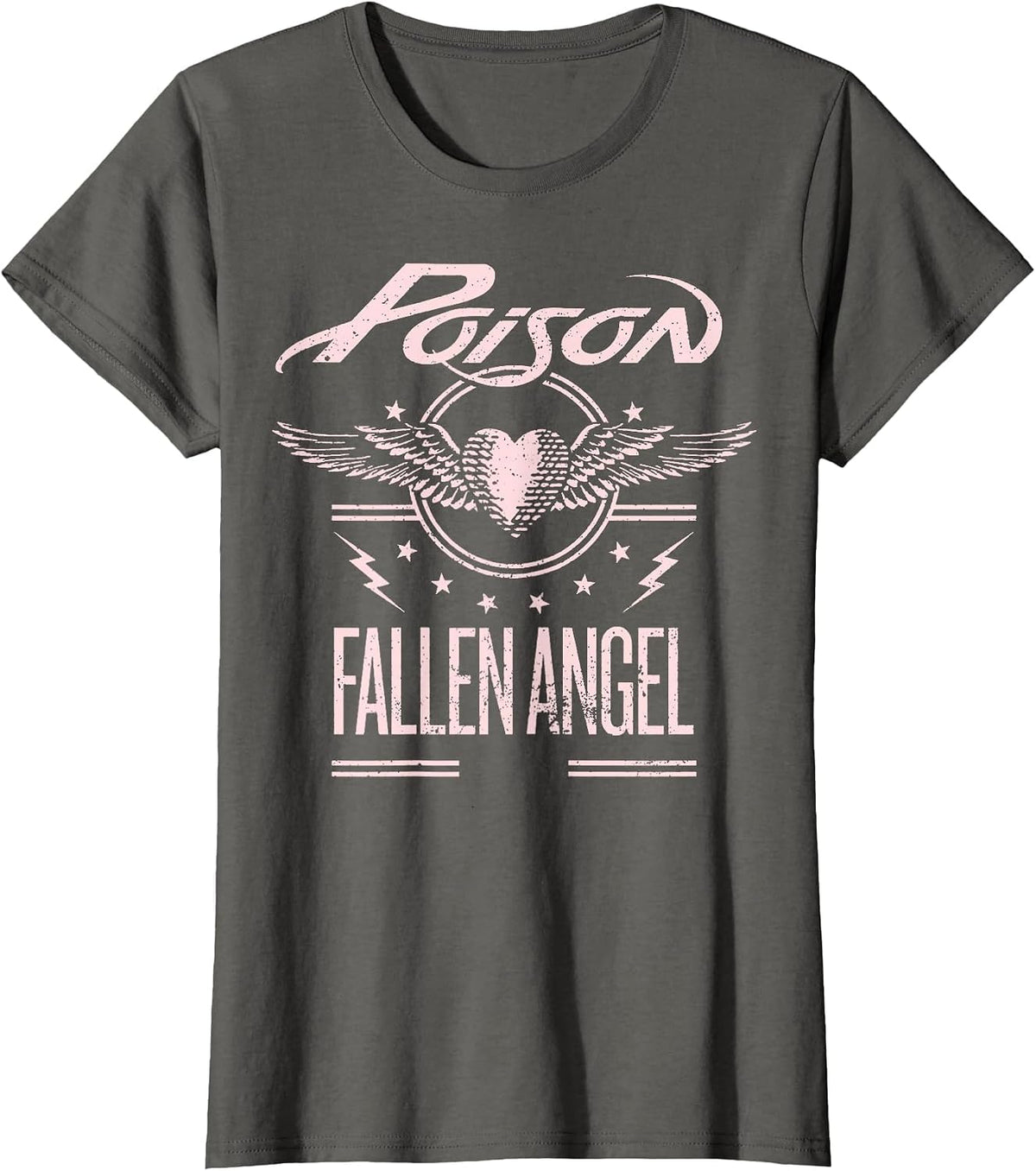 Poison - Fallen Angel T-Shirt - Asphalt Grey