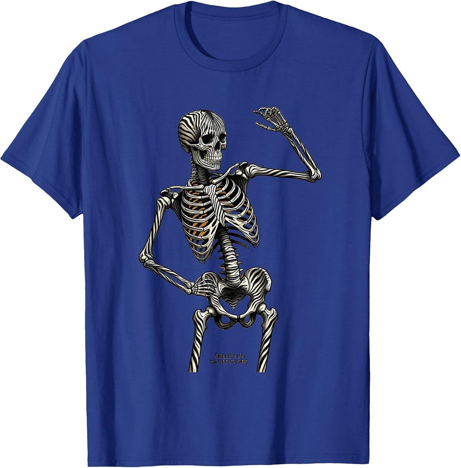I Found This Humerus Skeleton Bone Pun Design T-Shirt - Royal Blue