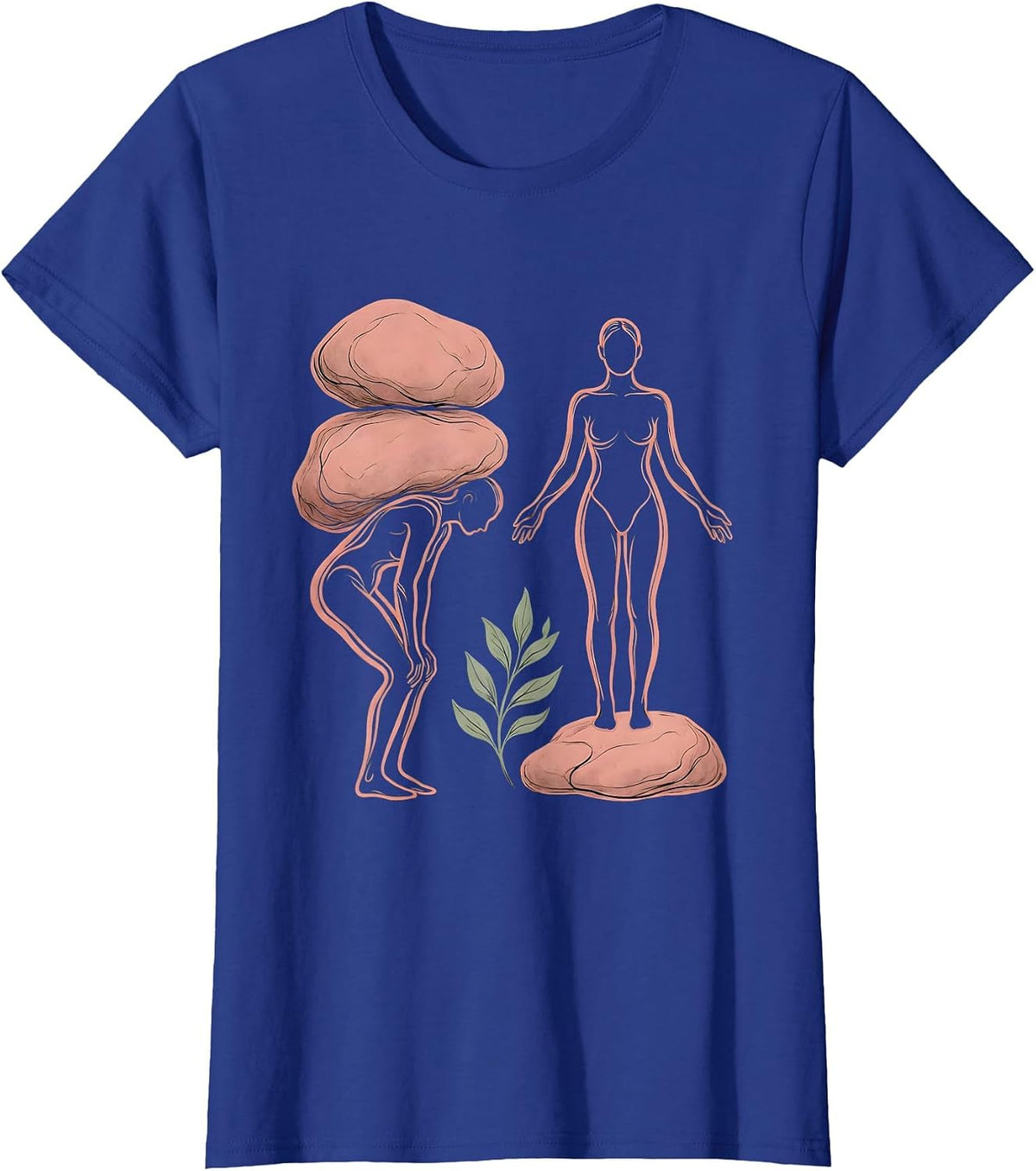 Women's Mental Health Matters Boulder Release Graphic T-Shirt - Royal Blue