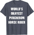 Percheron Horse Lovers Shirt for Percheron Owners T-Shirt - Heather Blue
