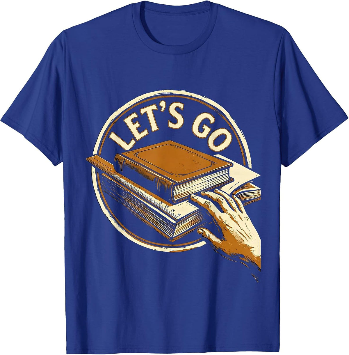 Let's Go Witty English Literature Class Teacher Starter T-Shirt - Royal Blue