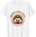 Men's Certified Hedgie Keeper Cute Hedgehog Pet Lover Humor T-Shirt - White
