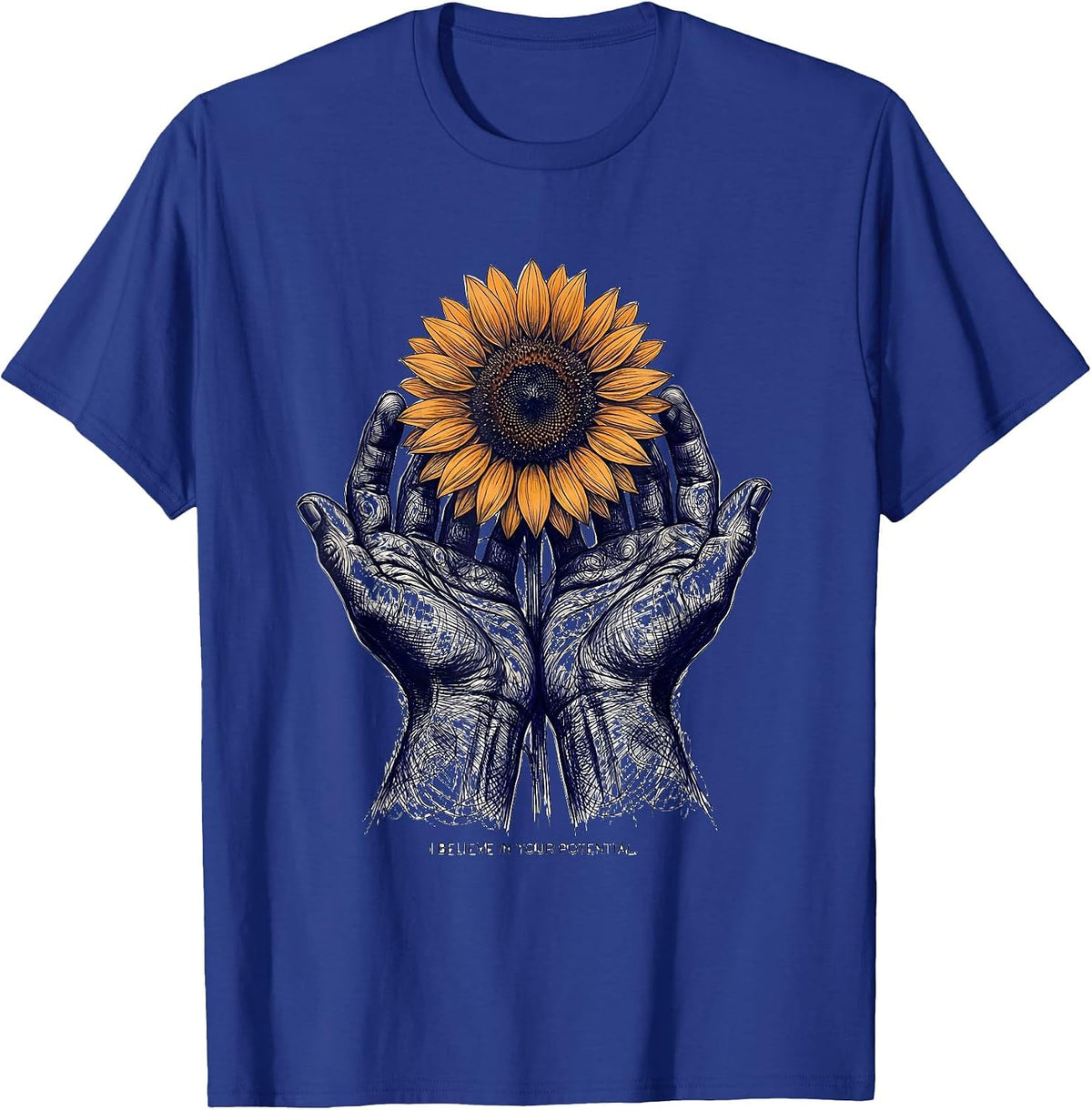 I Believe In Your Potential Occupational Therapy T-Shirt - Royal Blue