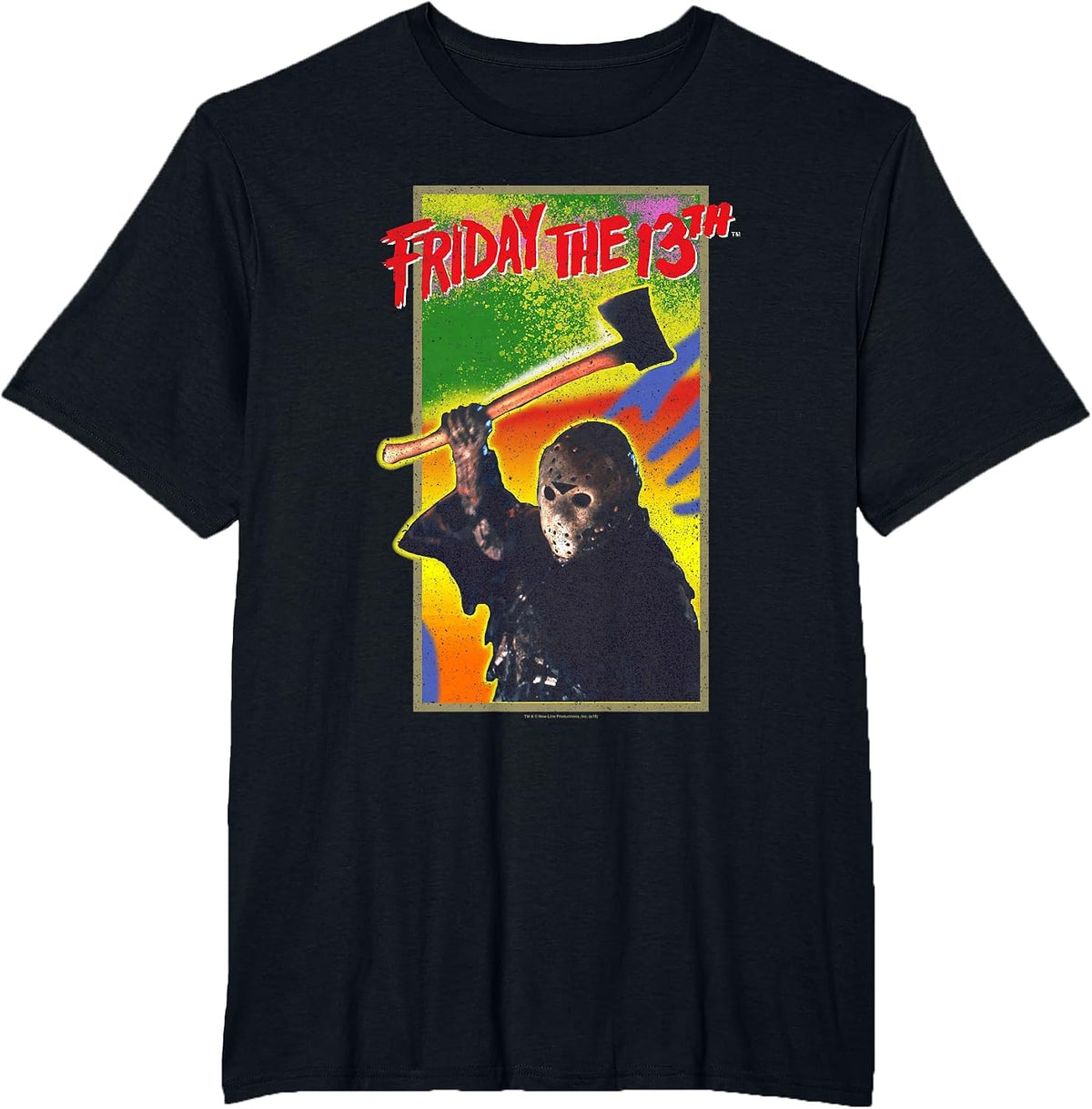 Friday the 13th Retro Game T-Shirt - Black