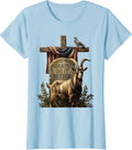 Women's Goats Do It Better Funny Goat Design T-Shirt - Baby Blue