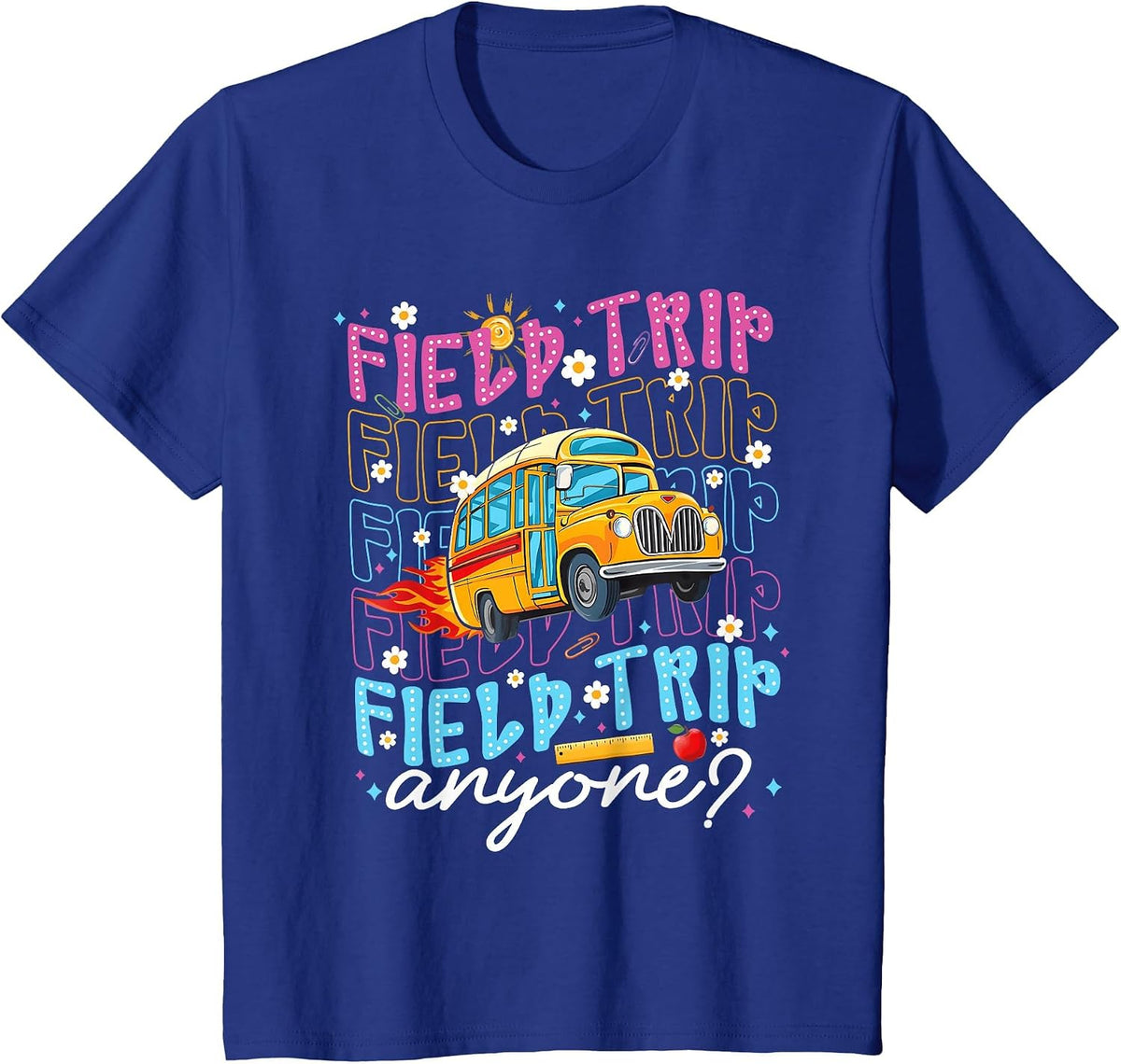Teacher Student Kids T-Shirt - Royal Blue