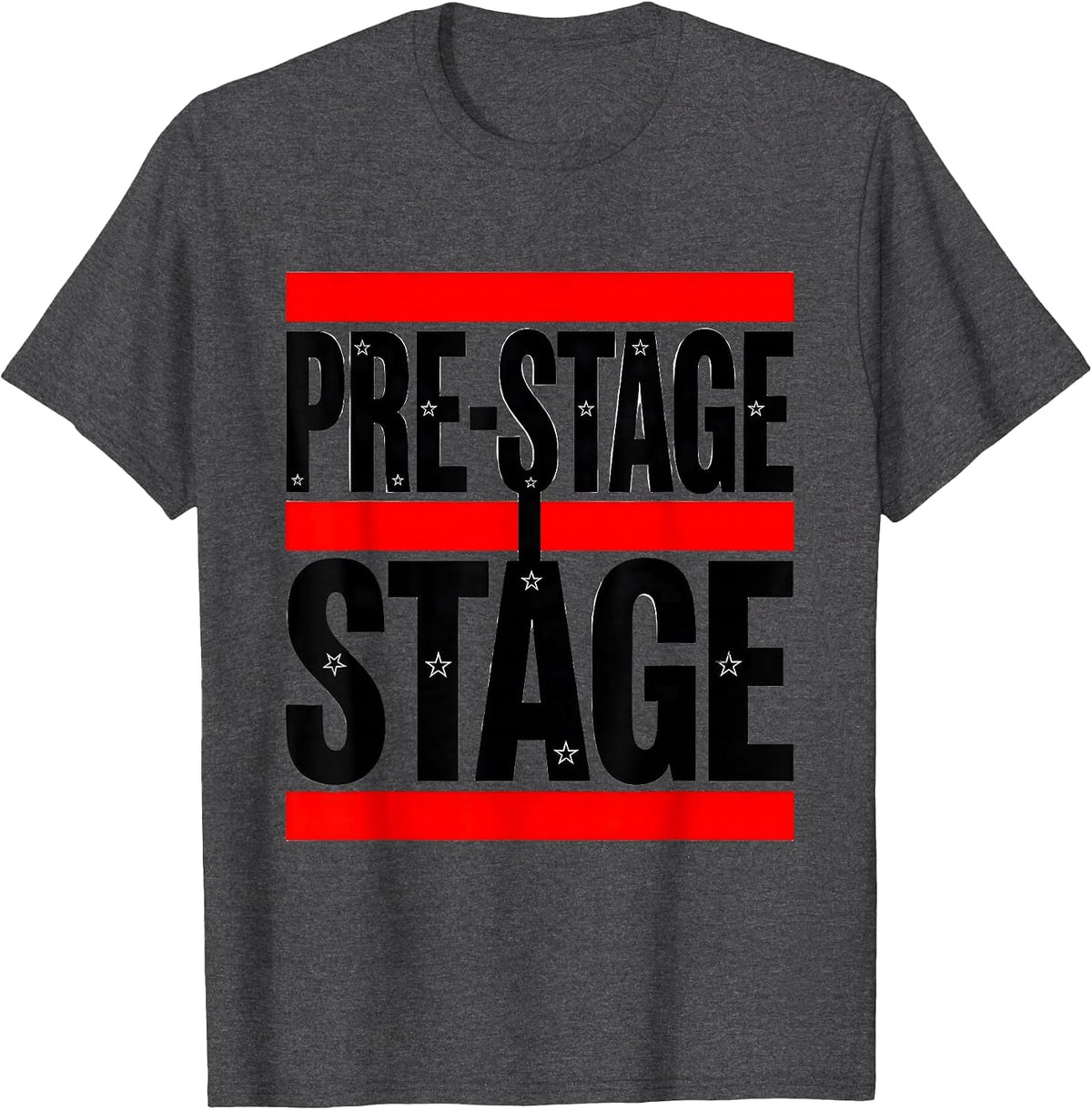 Pre-Stage Stage Minimalist Patriotic RC Car Racing Gift T-Shirt - Dark Heather Grey