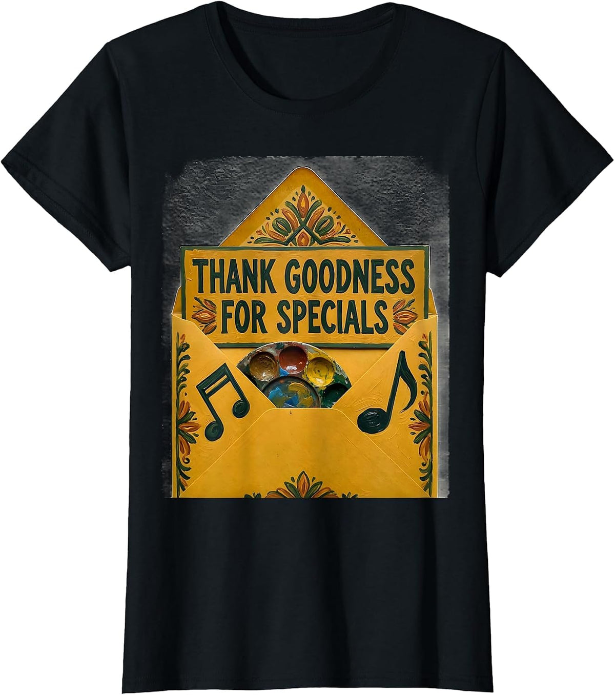 Thank Goodness For Specials Retro Specials Squad Art Music T-Shirt - Black