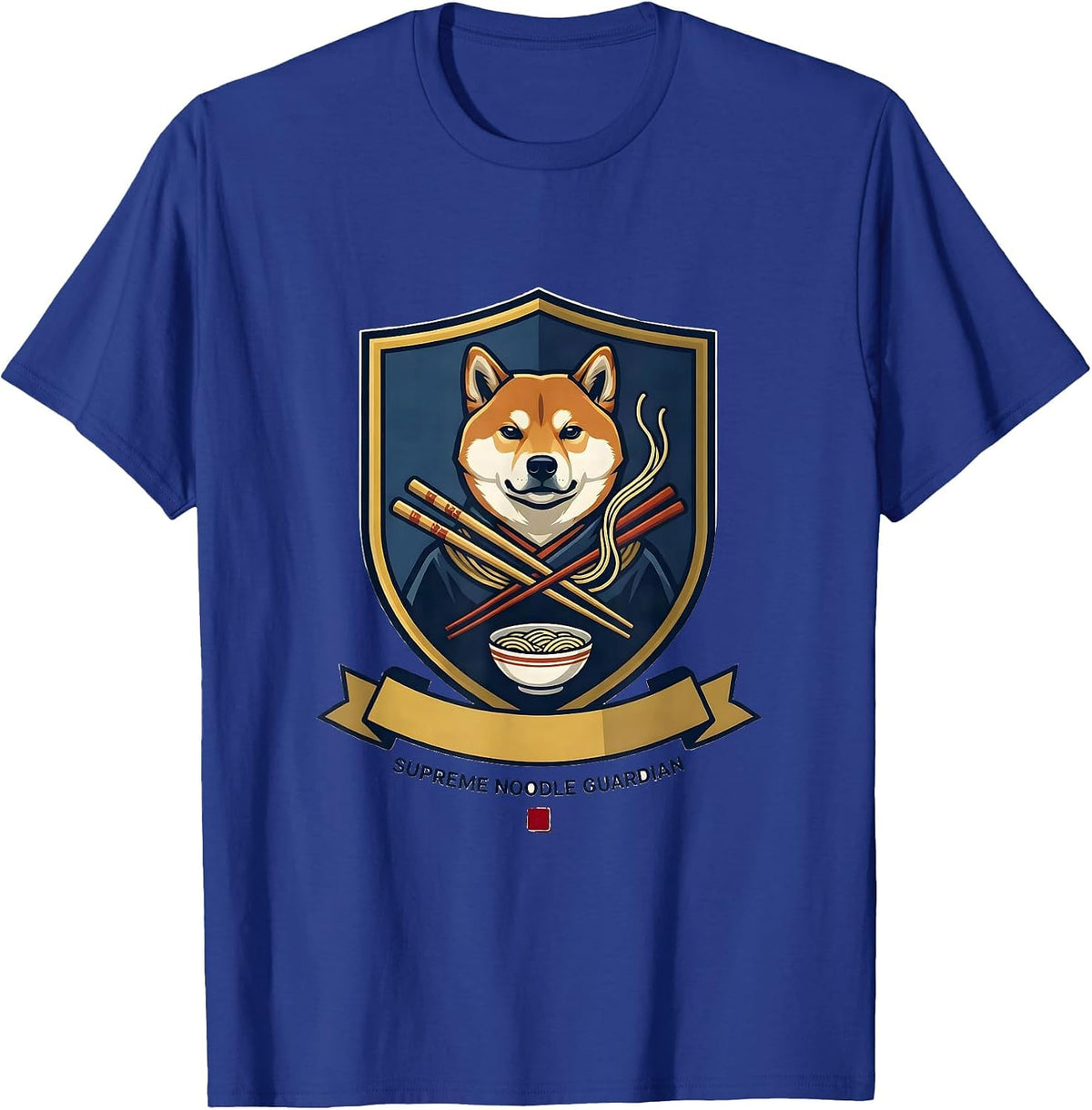 Supreme Noodle Guardian Cute Kawaii Anime Animal Ramen Gift T-Shirt - Royal Blue