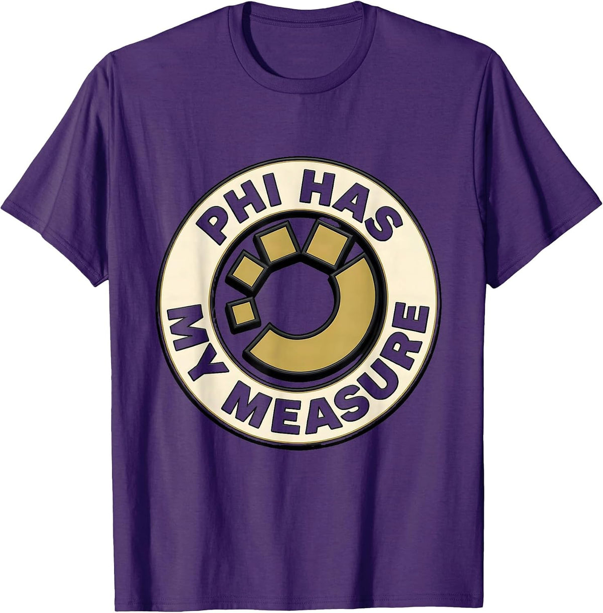 Phi Has My Measure Math Lover Sacred Geometry Fibonacci T-Shirt - Purple