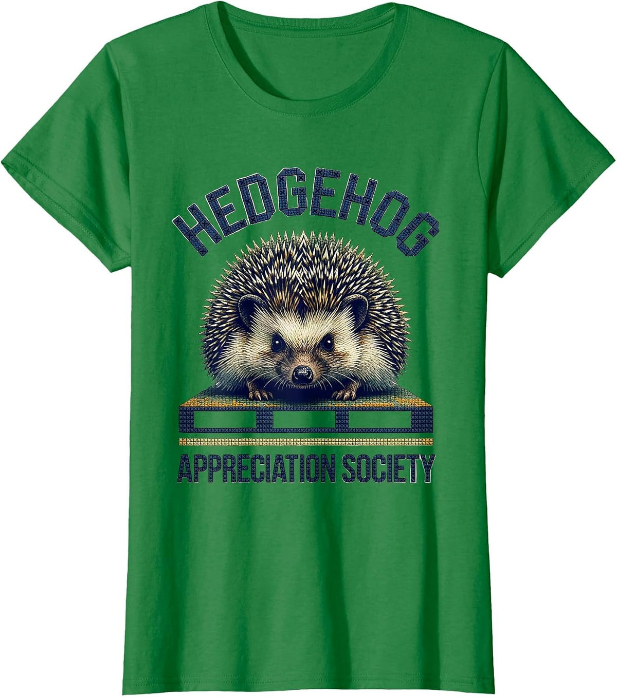 Women's Hedgehog Appreciation Society Cute Hedgehog Lover Gift for T-Shirt - Kelly Green