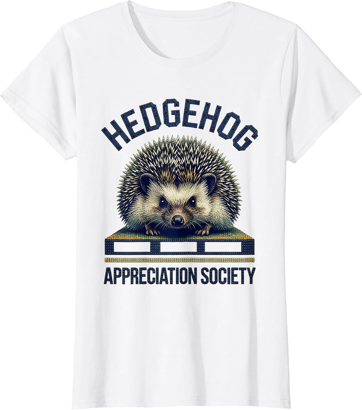 Women's Hedgehog Appreciation Society Cute Hedgehog Lover Gift for T-Shirt - White