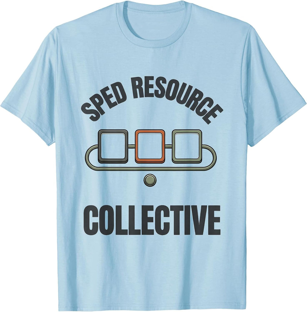 Men's SPED Resource Collective Special Education Teacher Squad T-Shirt - Baby Blue