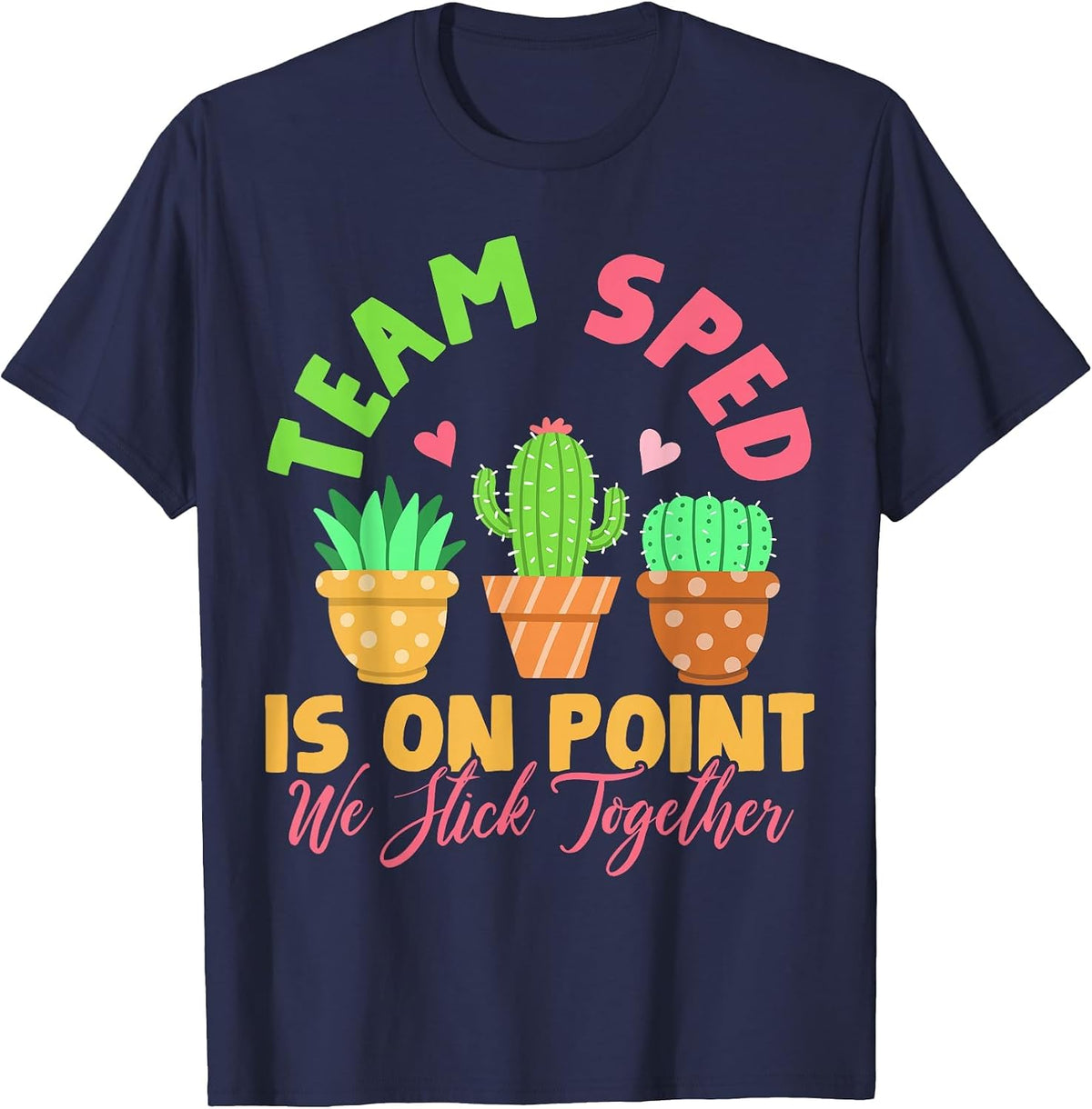 SPED Special Education Teacher Student T-Shirt - Navy Blue
