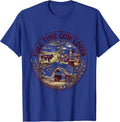 Full Time Cow Lover Graphic Design T-Shirt - Royal Blue