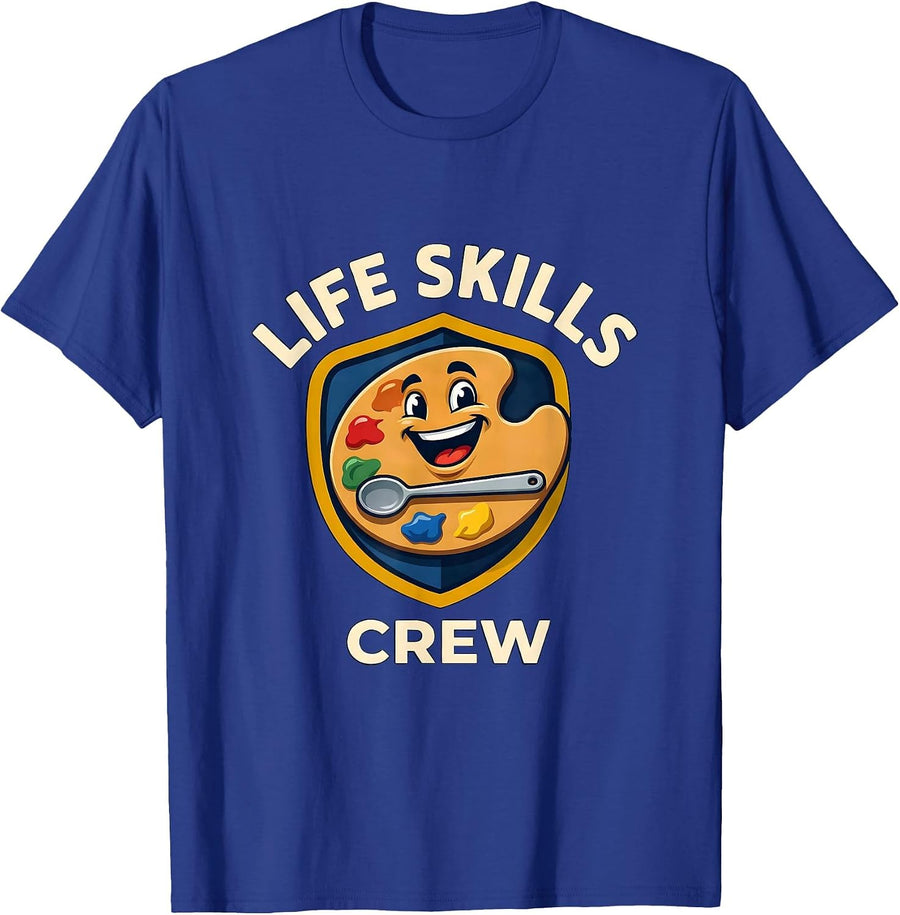 Life Skills Crew Specialist Teacher Team Specials Squad T-Shirt - Royal Blue