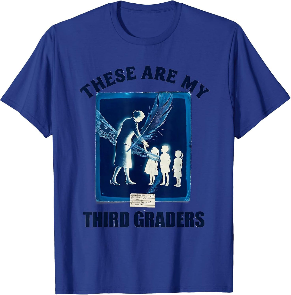 Men's These Are My Third Graders Funny Teacher 3rd Grade Back To T-Shirt - Royal Blue