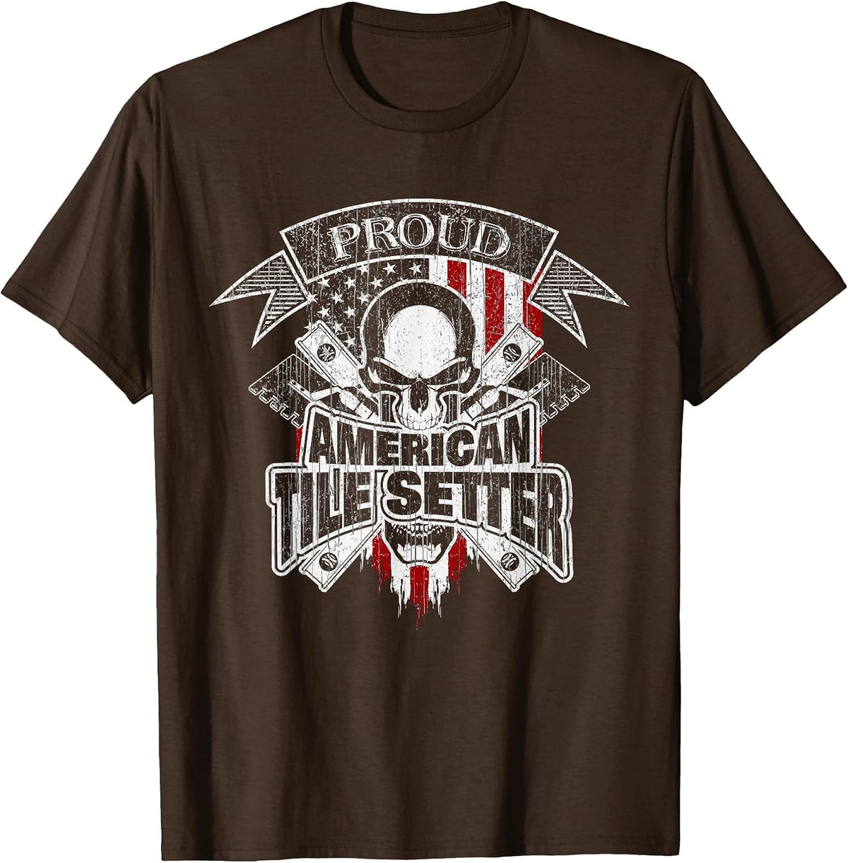 Tile Setter T-Shirt - Brown