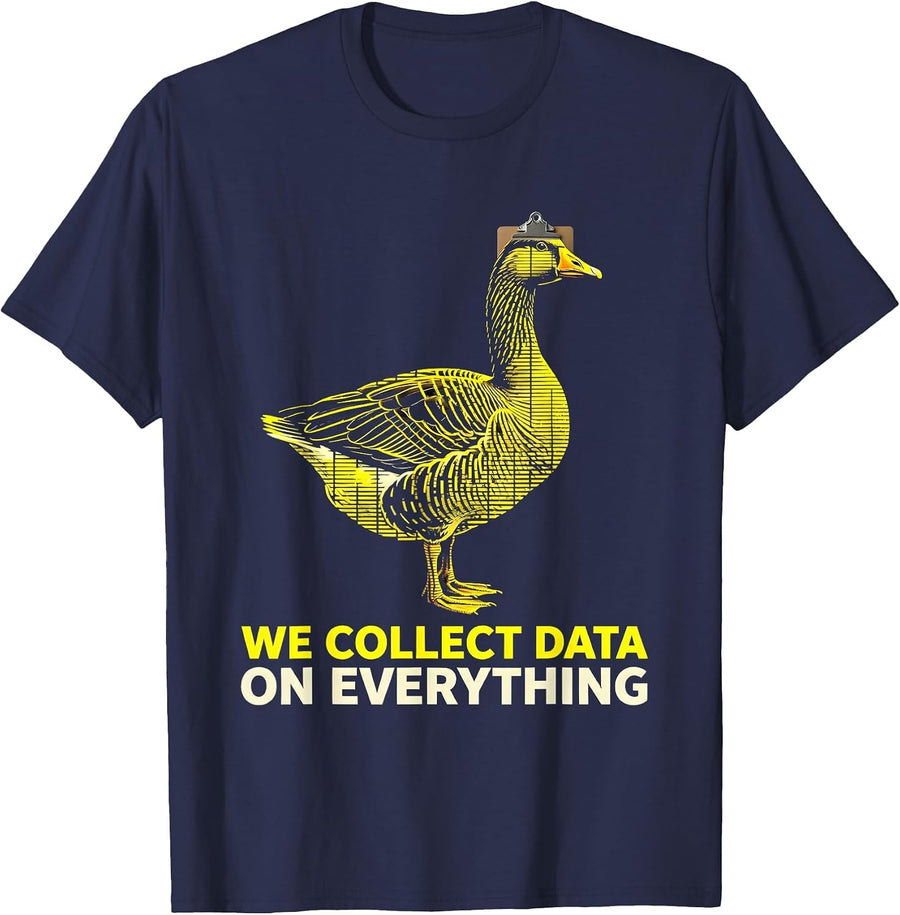 We Collect Data On Everything Funny Special Education T-Shirt - Navy Blue