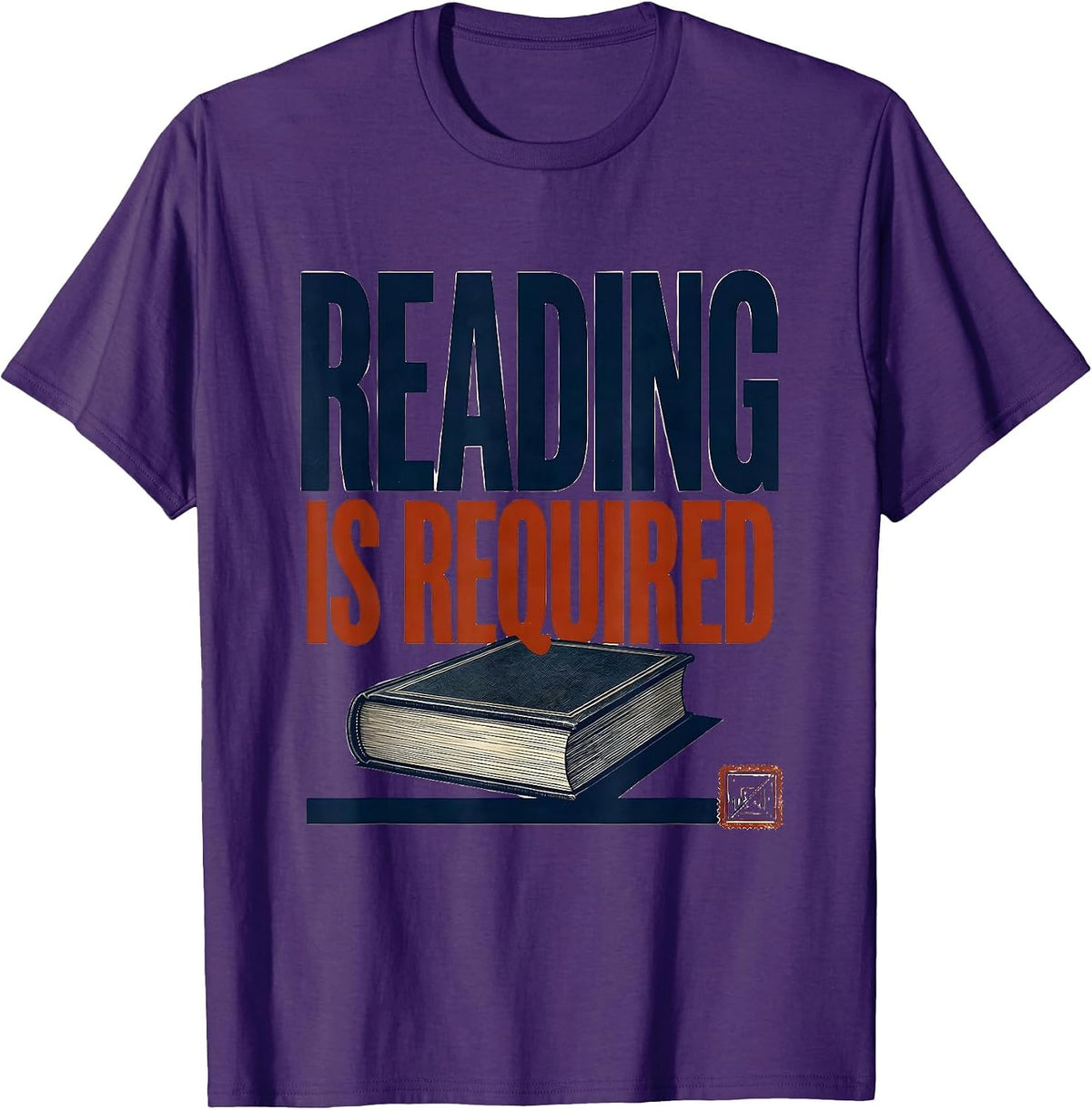 Reading Is Required Witty English Literature Teacher Humor T-Shirt - Purple