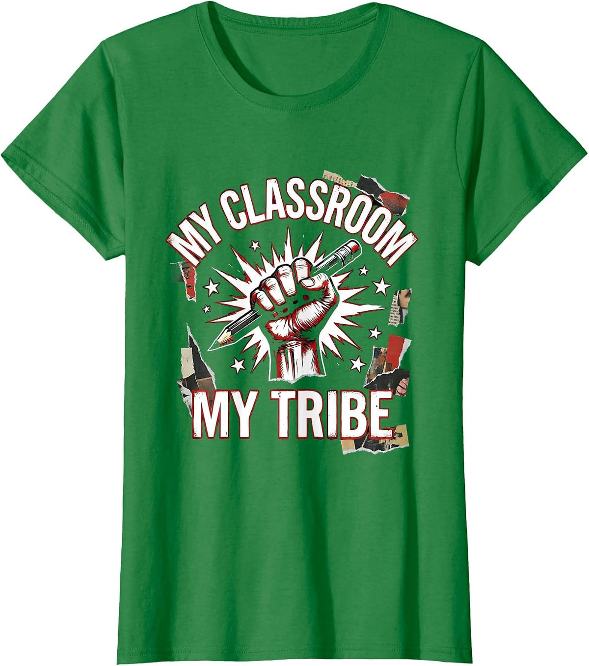 My Classroom My Tribe SPED Teacher Design T-Shirt - Kelly Green