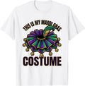 Men's This Is My Mardi Gras Costume Funny Cartoon Carnival Party T-Shirt - White