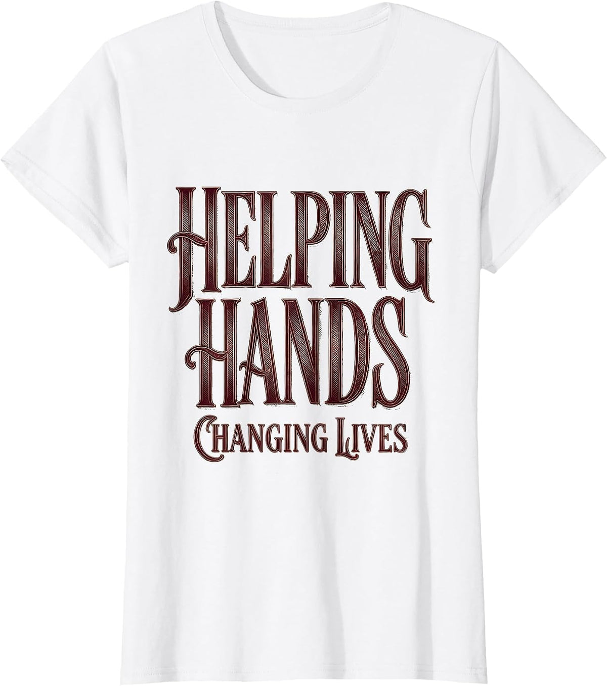 Women's Helping Hands Changing Lives Occupational Therapy T-Shirt - White