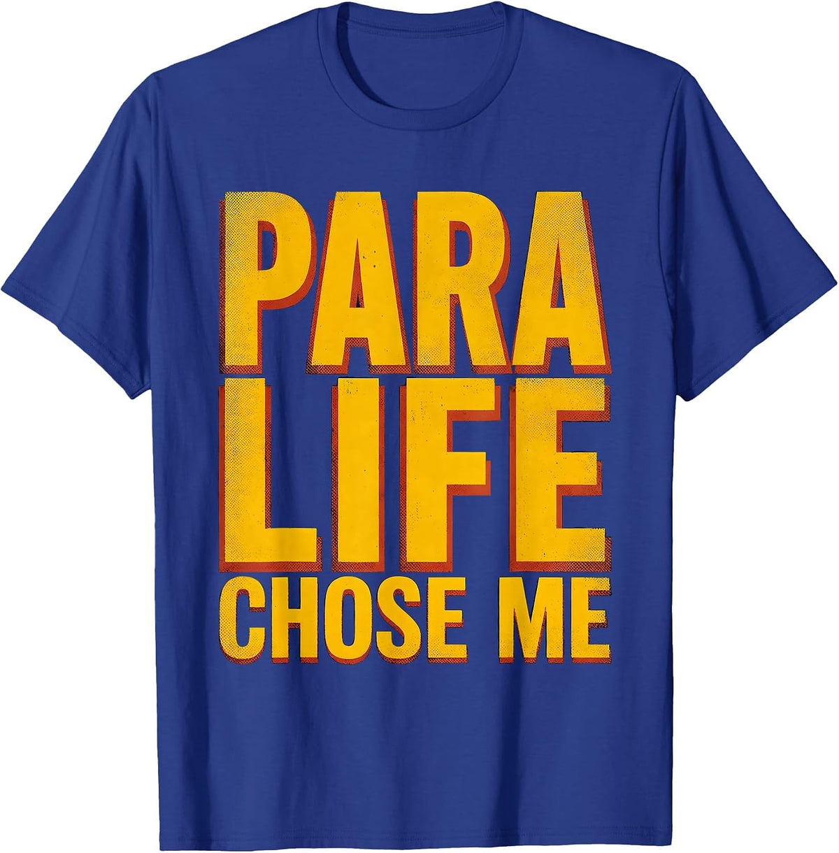 Para Life Chose Me Sped Paraprofessional Design T-Shirt - Royal Blue