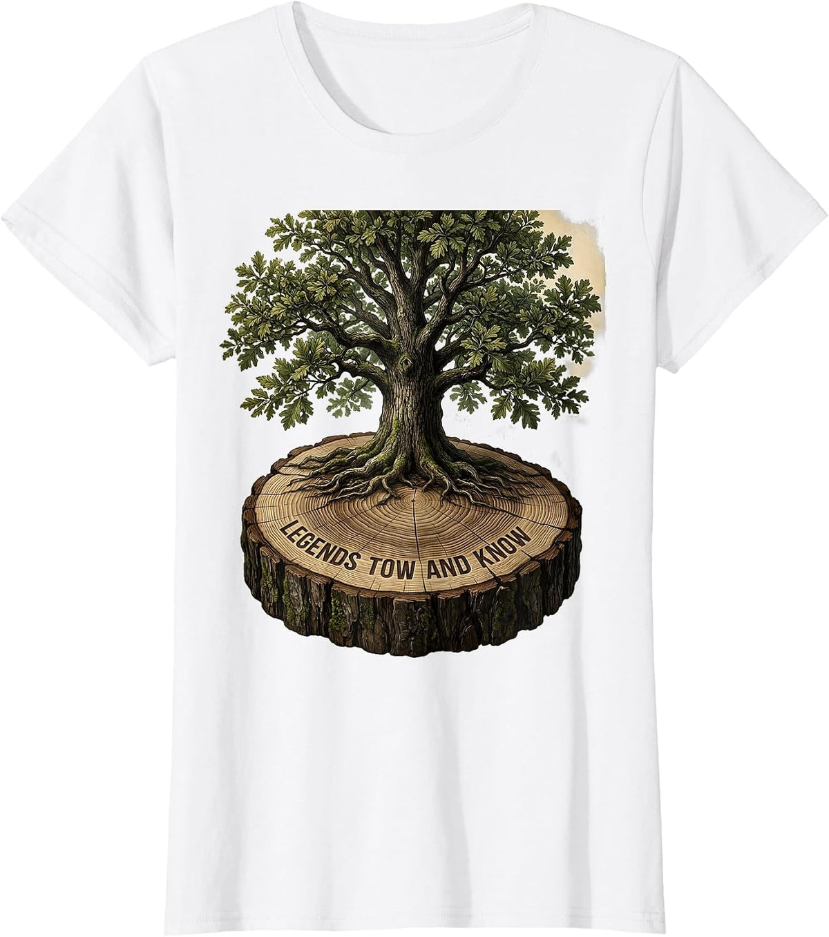 Legends Tow and Know Towing Life Design T-Shirt - White