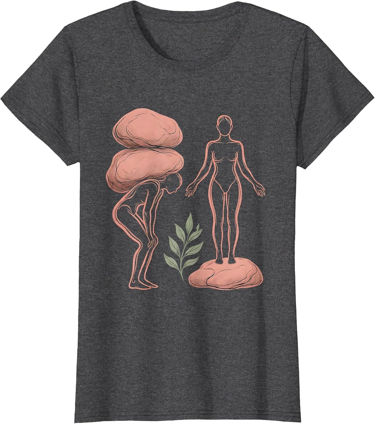 Women's Mental Health Matters Boulder Release Graphic T-Shirt - Dark Heather Grey