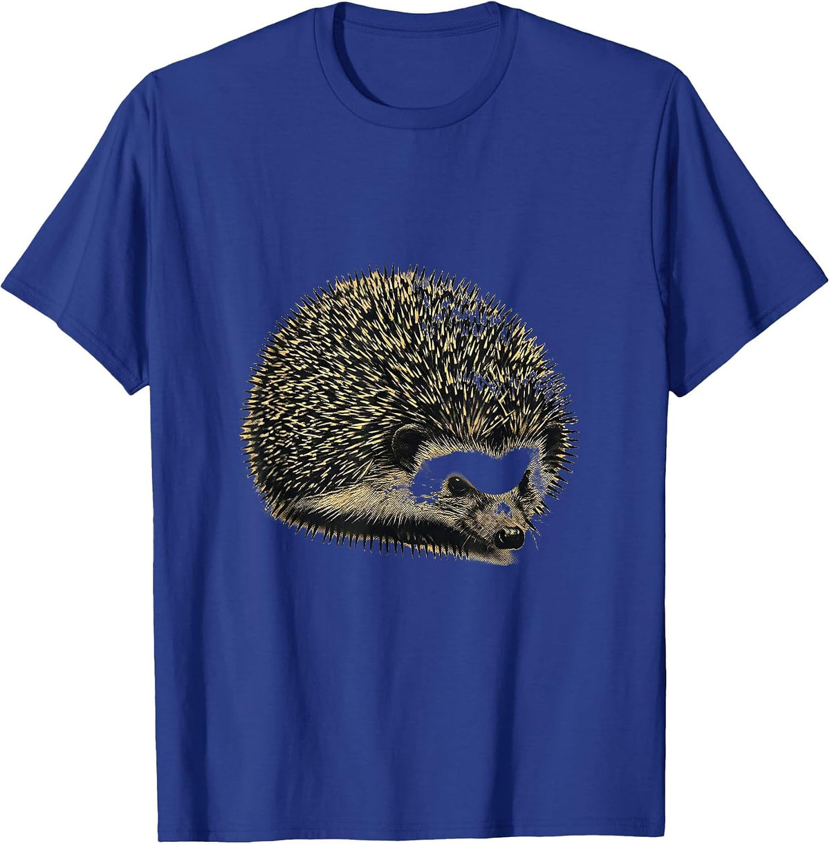 Cute Hedgehog Minimalist Animal Lover Humor T-Shirt - Royal Blue