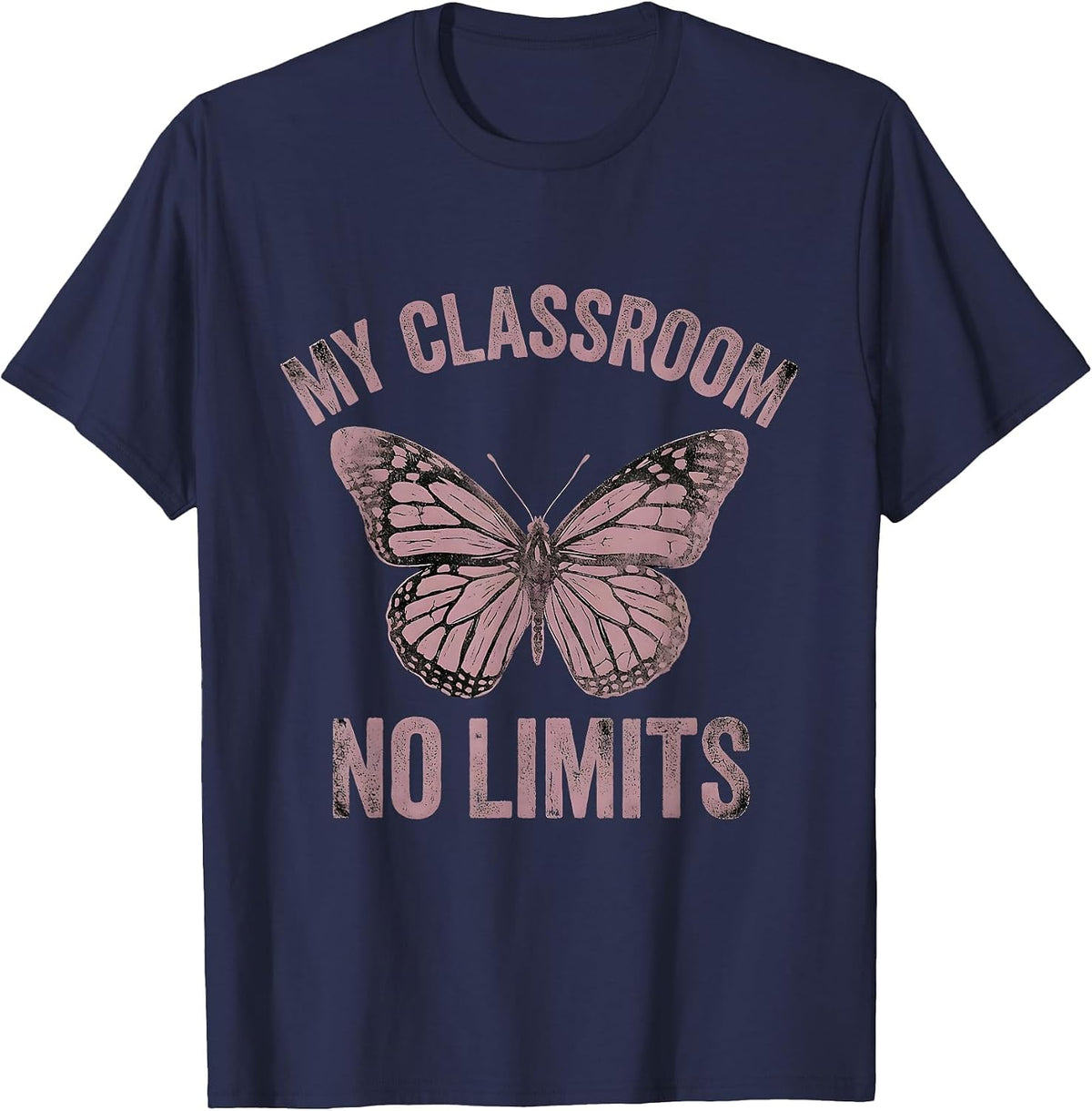 My Classroom No Limits Sped Teacher Design T-Shirt - Navy Blue