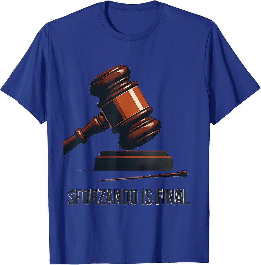Sforzando Is Final Funny Music Teacher Gift Humor T-Shirt - Royal Blue