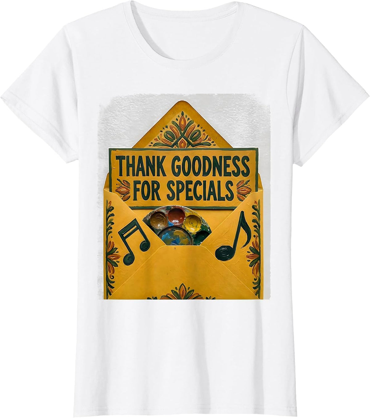 Thank Goodness For Specials Retro Specials Squad Art Music T-Shirt - White