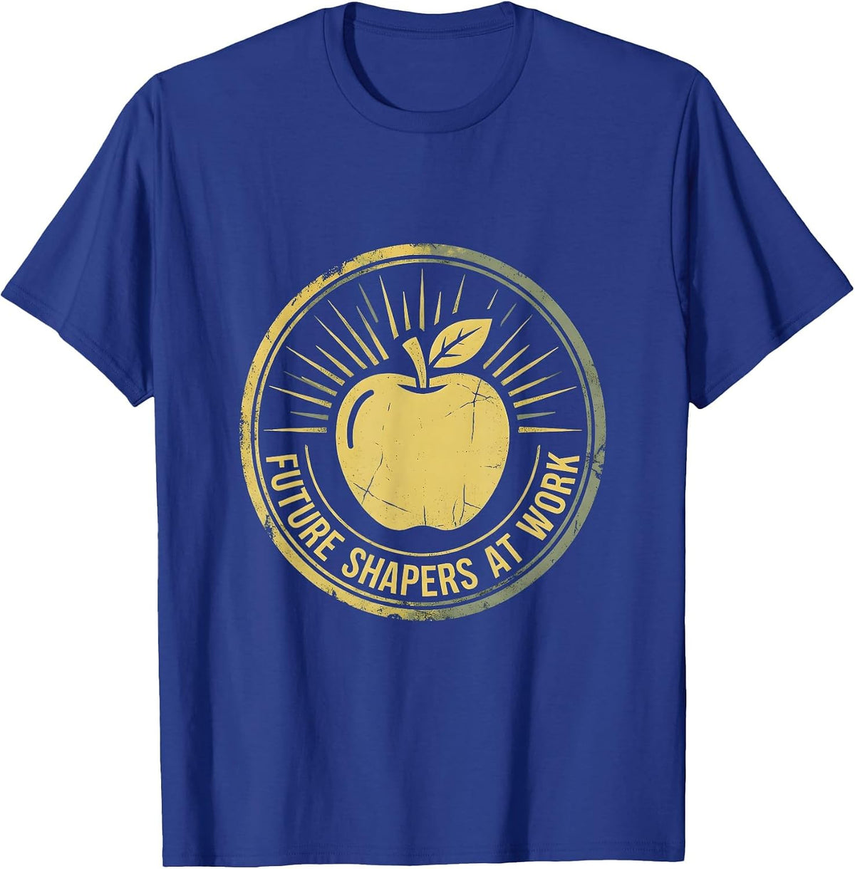 Future Shapers At Work First Day of School T-Shirt - Royal Blue