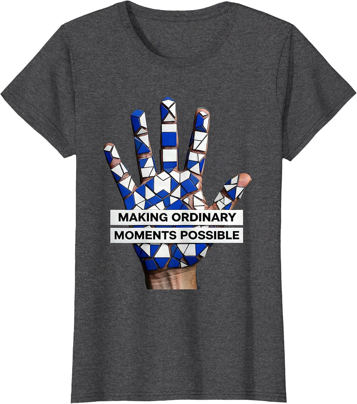 Women's Making Ordinary Moments Possible Occupational Therapy T-Shirt - Dark Heather Grey