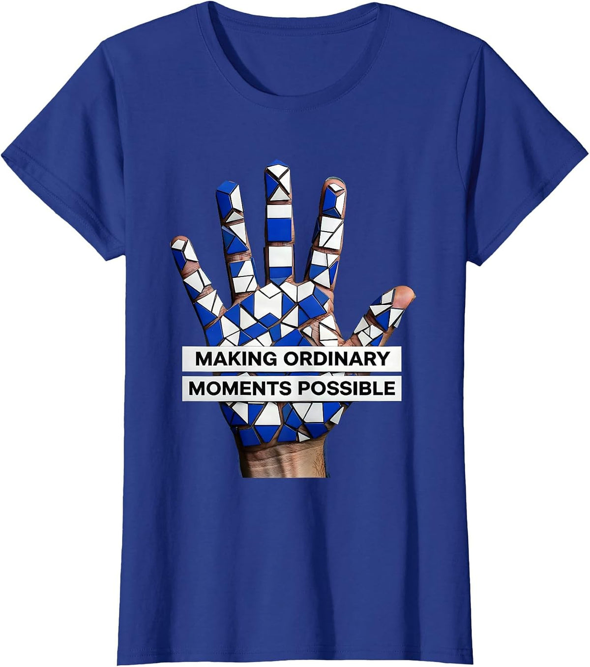 Women's Making Ordinary Moments Possible Occupational Therapy T-Shirt - Royal Blue