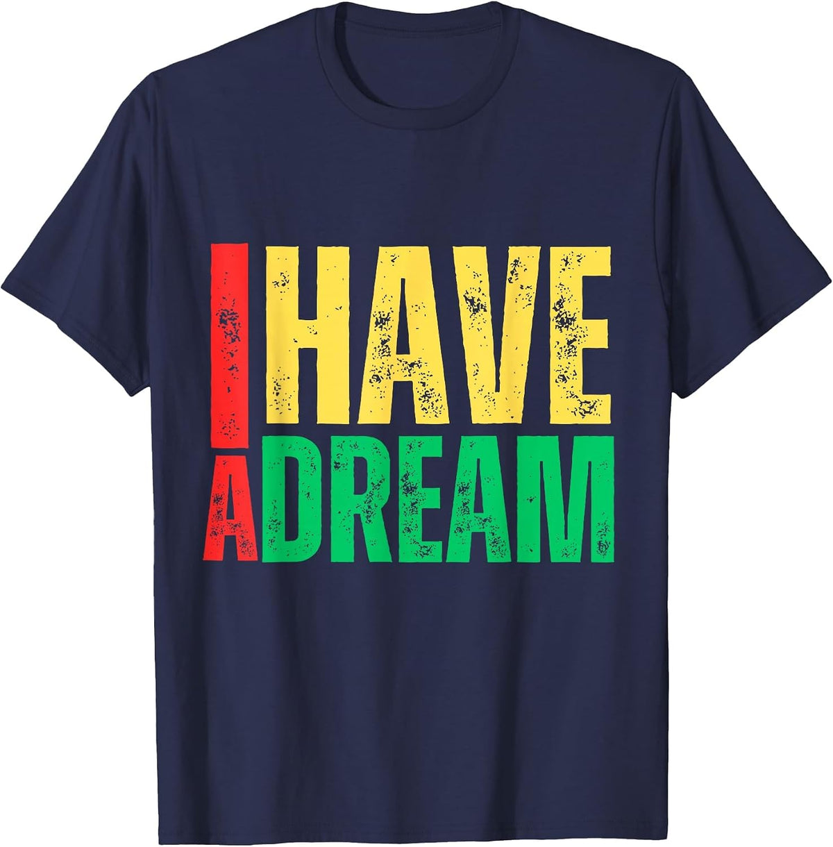 I Have A Dream Martin Luther King Jr Day Strength to Love T-Shirt - Navy Blue