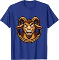 Life Is Better With Goats Farm Animal Design T-Shirt - Royal Blue