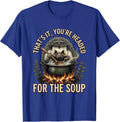 That's It You're Headed For The Soup Vintage Hedgehog Meme T-Shirt - Royal Blue