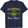 3rd Armored Cavalry Regiment Veteran Military Father Day T-Shirt - Navy Blue