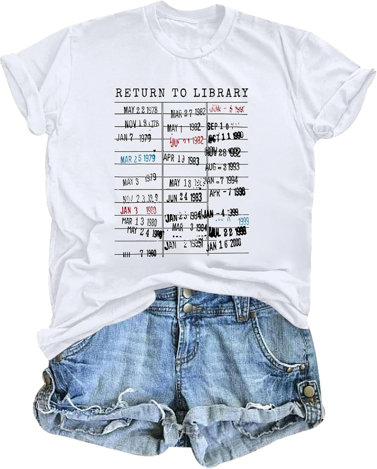 Reading Shirt for Women Bookish T Shirts Book Lover Gifts for Bookworm Readers Librarian Teacher Graphic Tees Tops - White