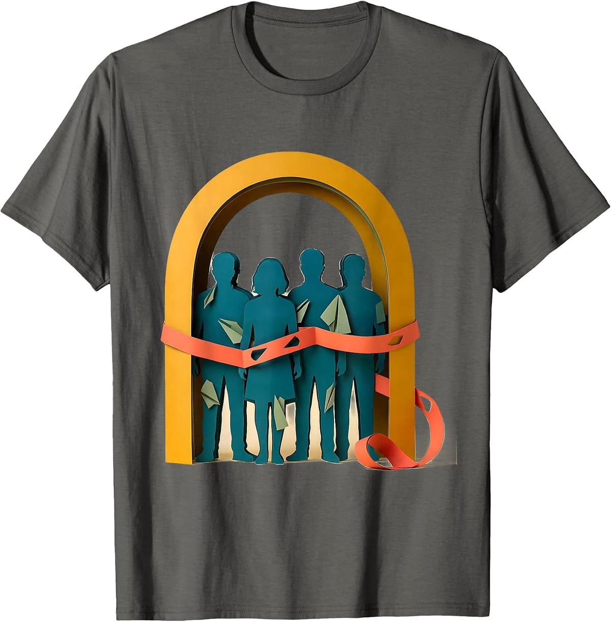 Men's Broad Arch Learner Inclusion Classroom Staff Special T-Shirt - Asphalt Grey