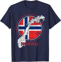 Norway Norwegian Country Scandinavia Norway T-Shirt - Navy Blue
