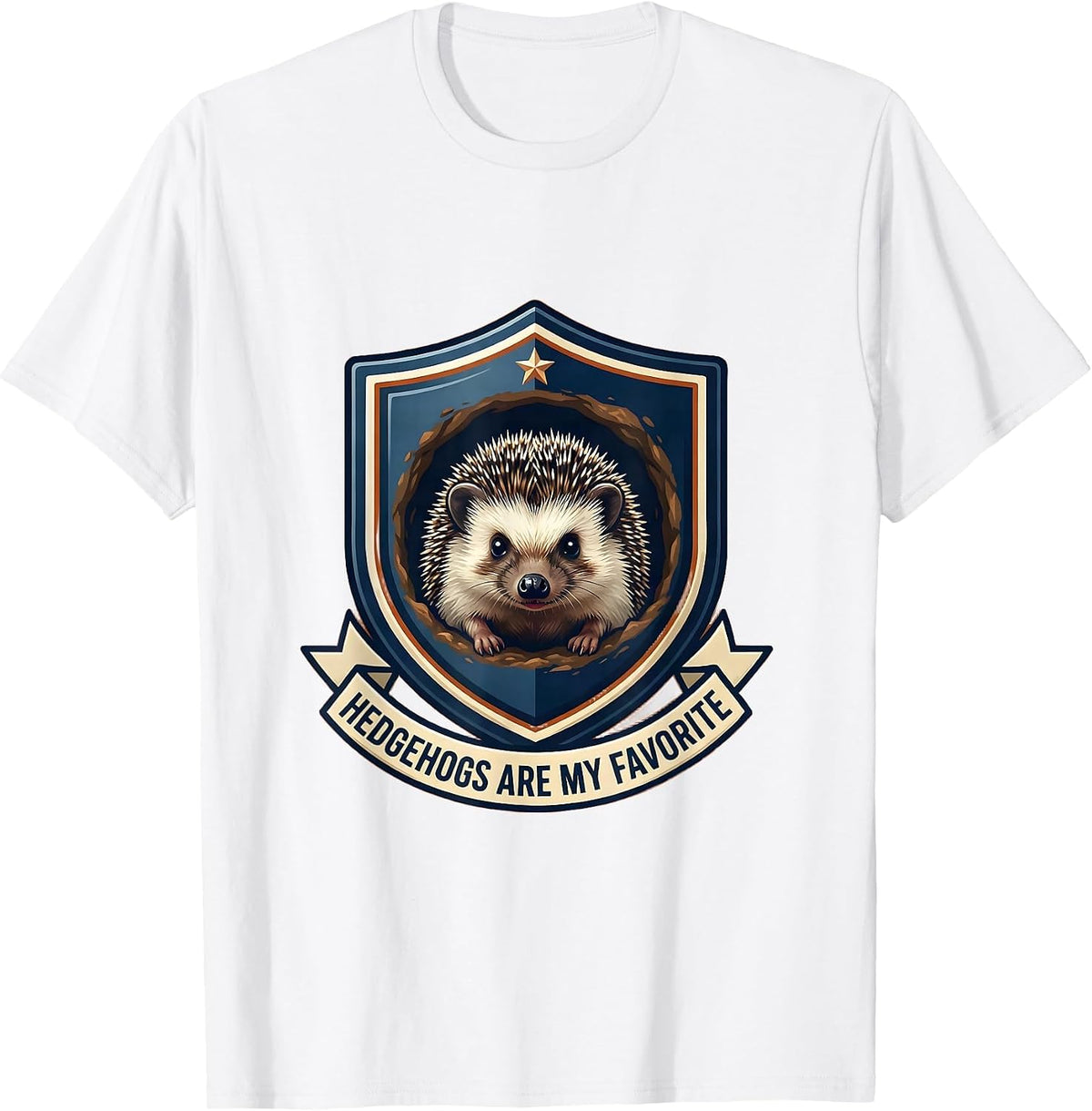 Men's Hedgehogs Are My Favorite Cute Hedgehog Animal Lover Gift T-Shirt - White