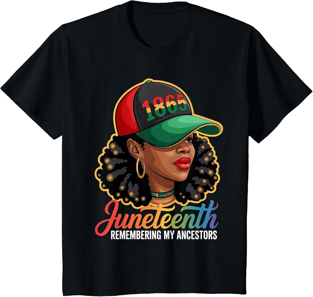 Juneteenth Remembering My Ancestors Black LGBT T-Shirt - Black
