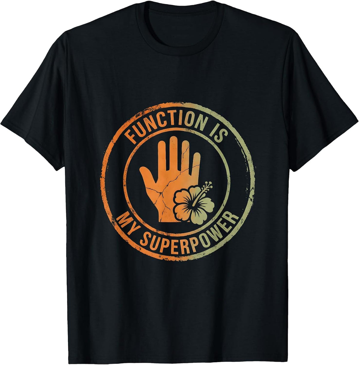Men's Function Is My Superpower Occupational Therapy T-Shirt - Black